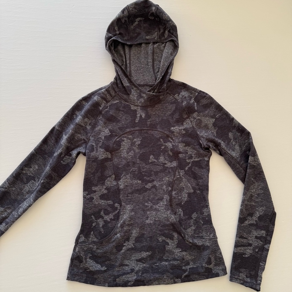 Lululemon On Repeat Rulu Hoodie Women's Size 6 Incognito Camo READ
